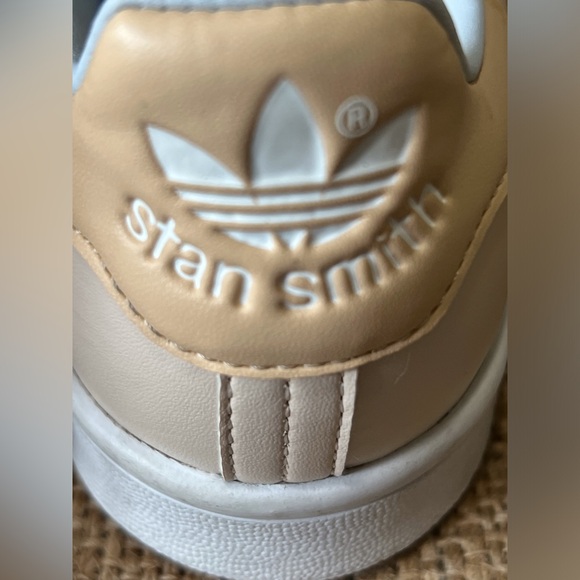 Adidas Stan Smith, Tan / White, Size 5.5 (fits like 6.5) - Picture 2 of 5